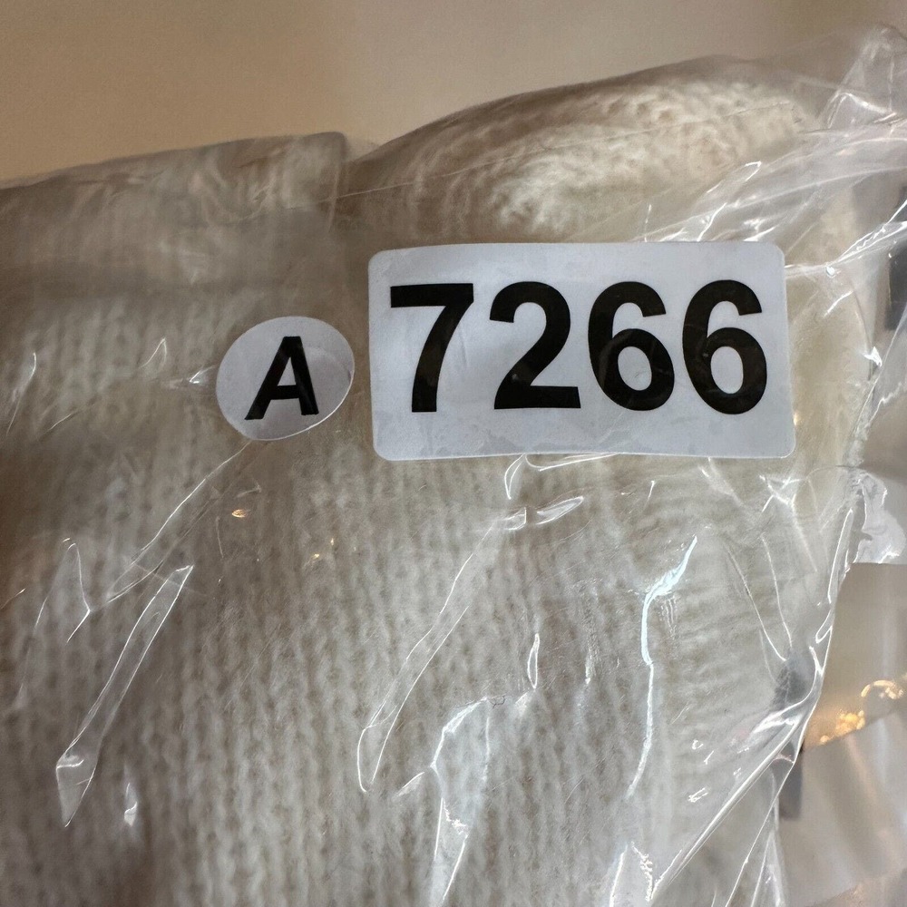 Carraige Court Cardigan Sweater Womens XL Ivory‎ Angora Lambswool Shoulder Pads - Picture 14 of 14